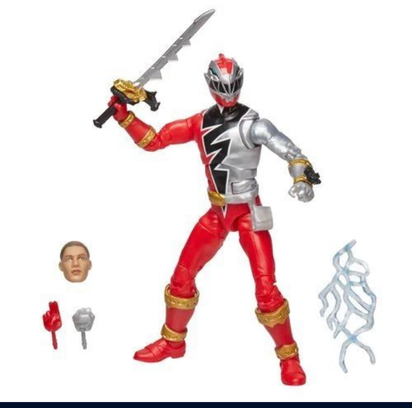 New!! Power Rangers, Lightning collection, Dino, furry red ranger