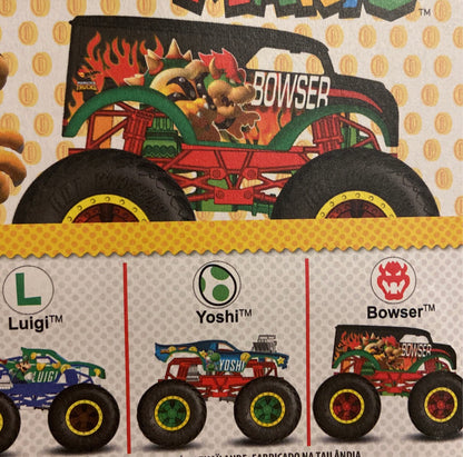 New!! Hot Wheels Monster Truck! Super Mario Bowser! 4/4