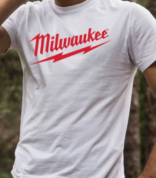 New! Milwaukee, white with red shirt Size m