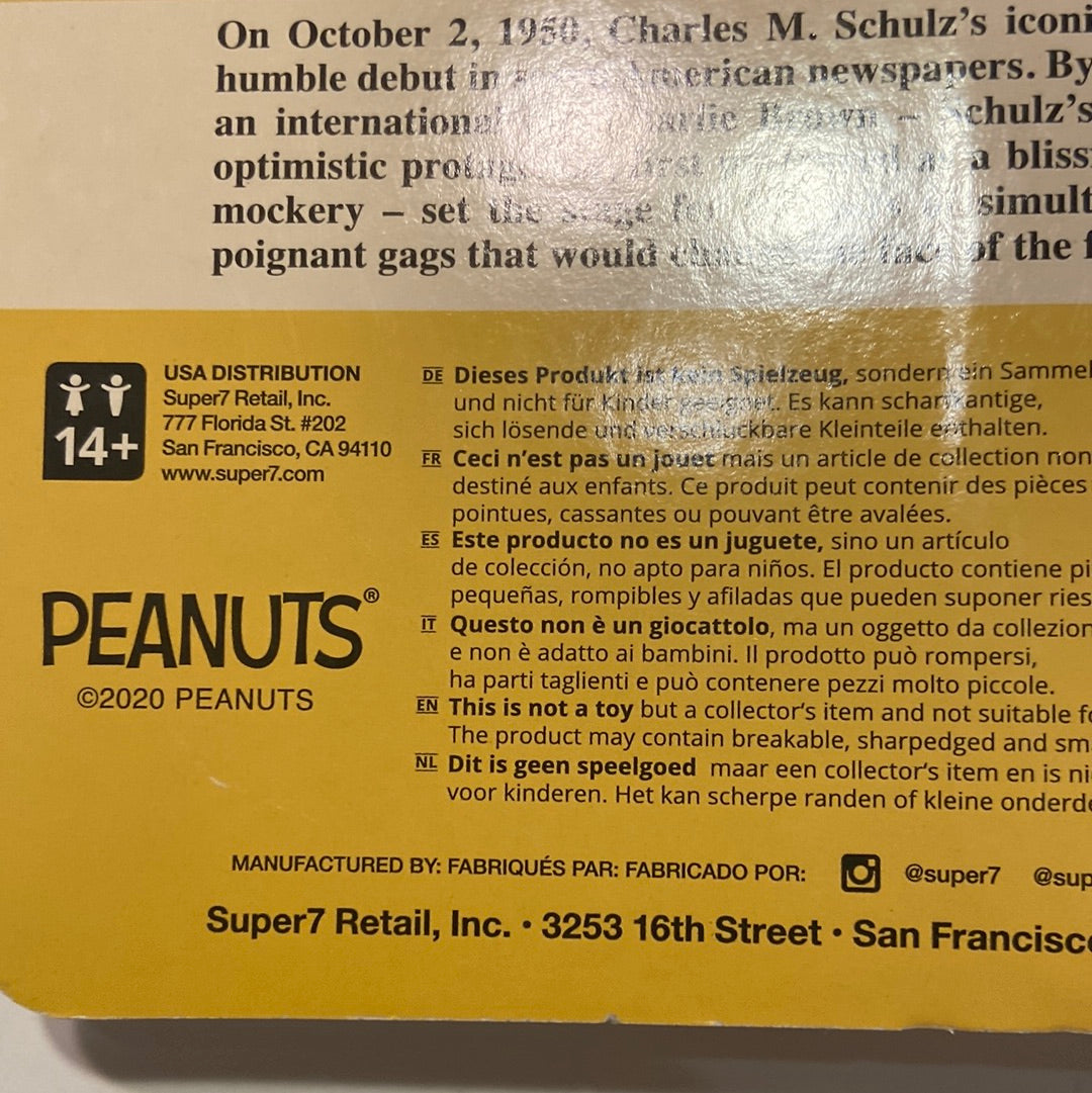 2020 Charlie Brown Peanuts Schulz ReAction Figures