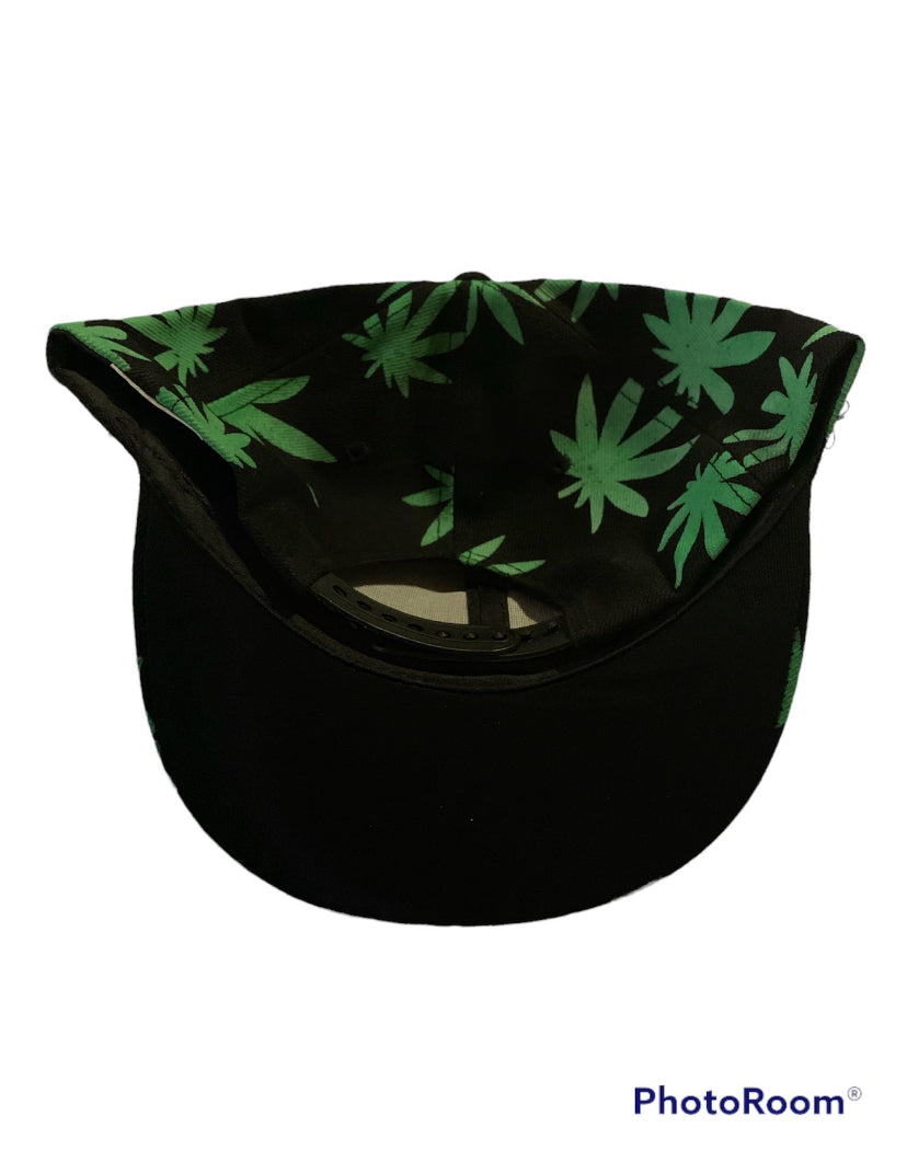 New! Black Weed Green Leaves Hats Cap Skateboarding High Quality!