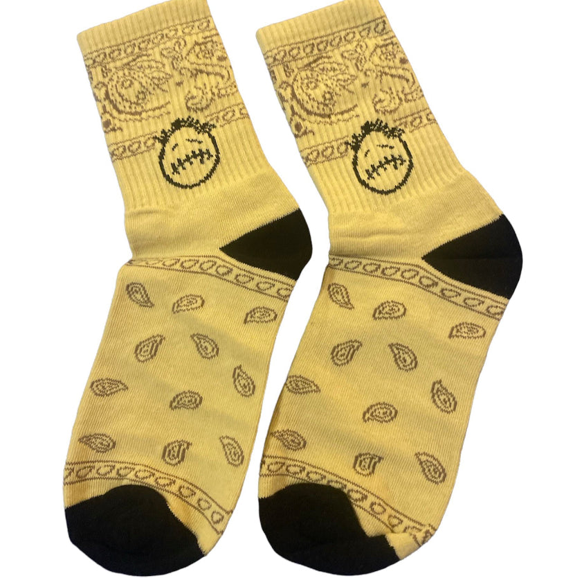 New!! Travis Scott Beige Crew Socks