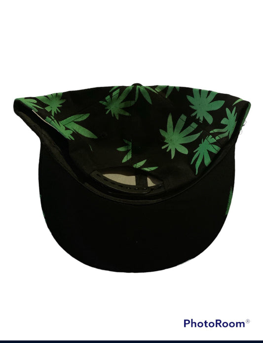 New! Black Weed Green Leaves Hats Cap Skateboarding High Quality!