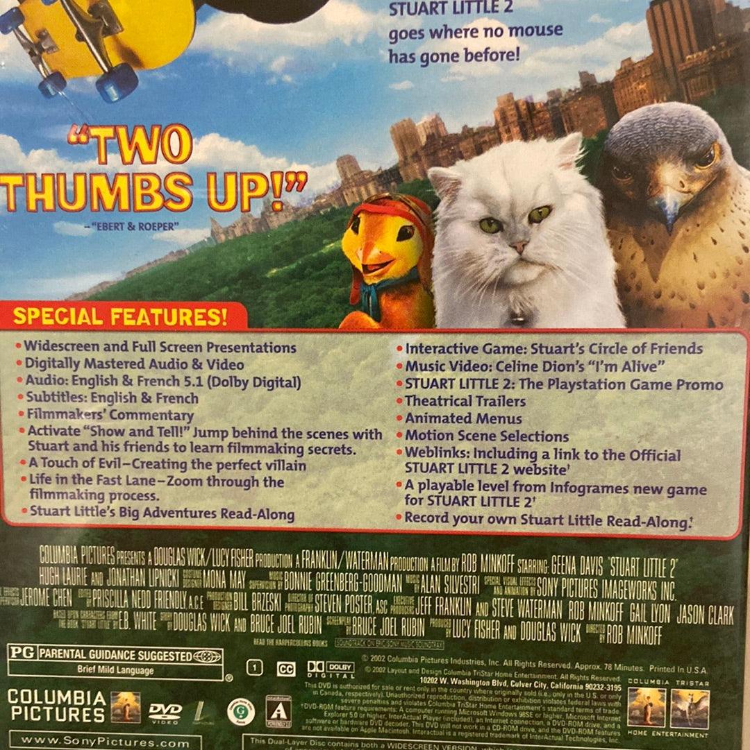 Stuart Little 2 2002 DVD