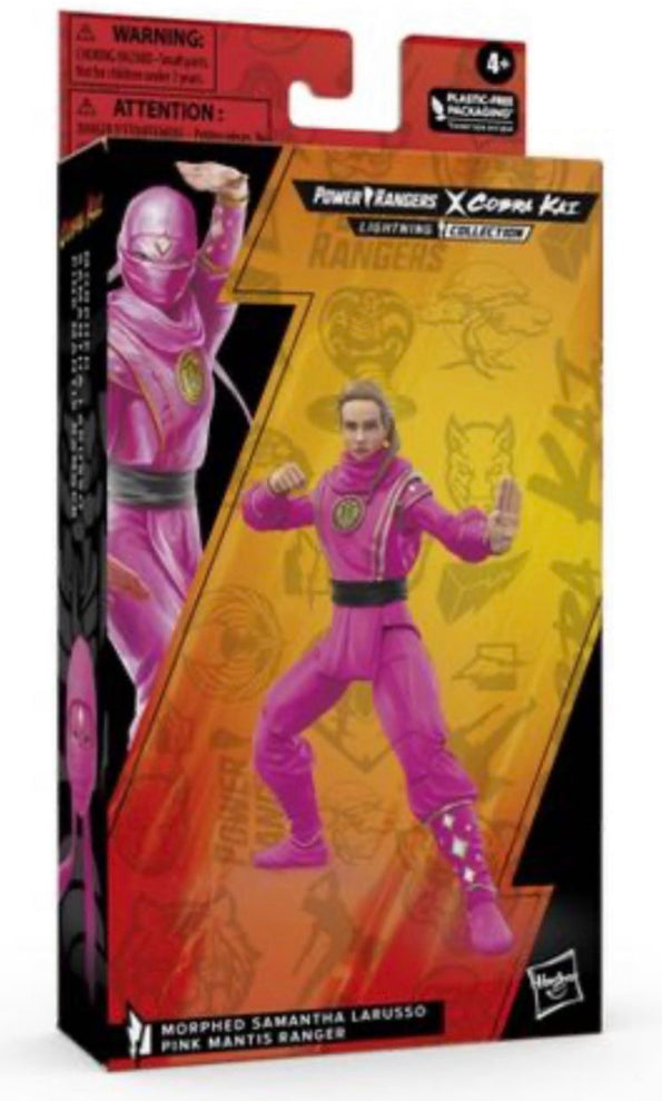 Power Rangers Lightning Collection Mighty Morphin X Cobra Kai Samantha LaRusso Morphed Pink Mantis Ranger Action Figure (Target Exclusive)