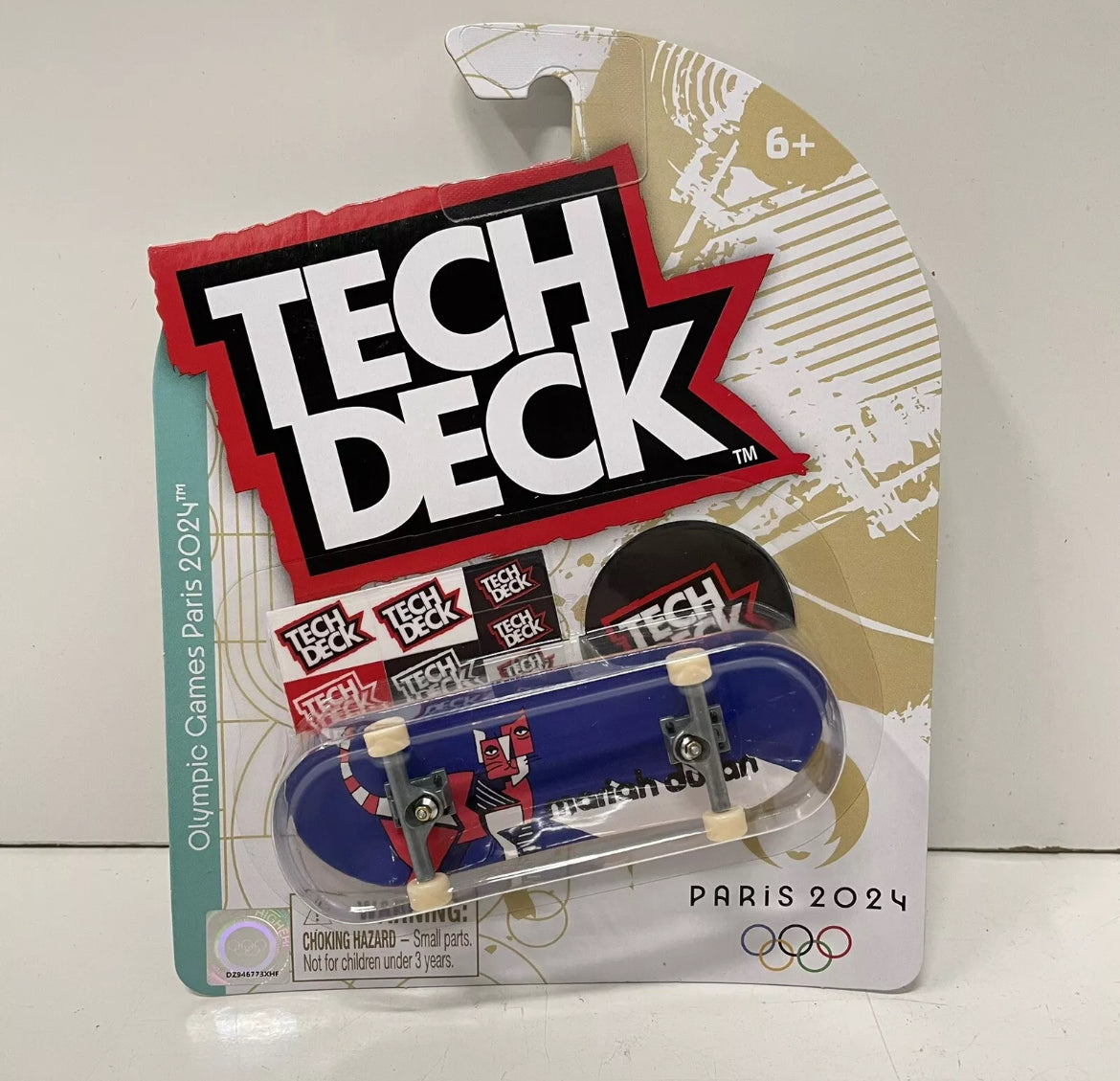 2024 Paris Olympics x Tech Deck Skateboard Fingerboard Marian Duran Rare HTF