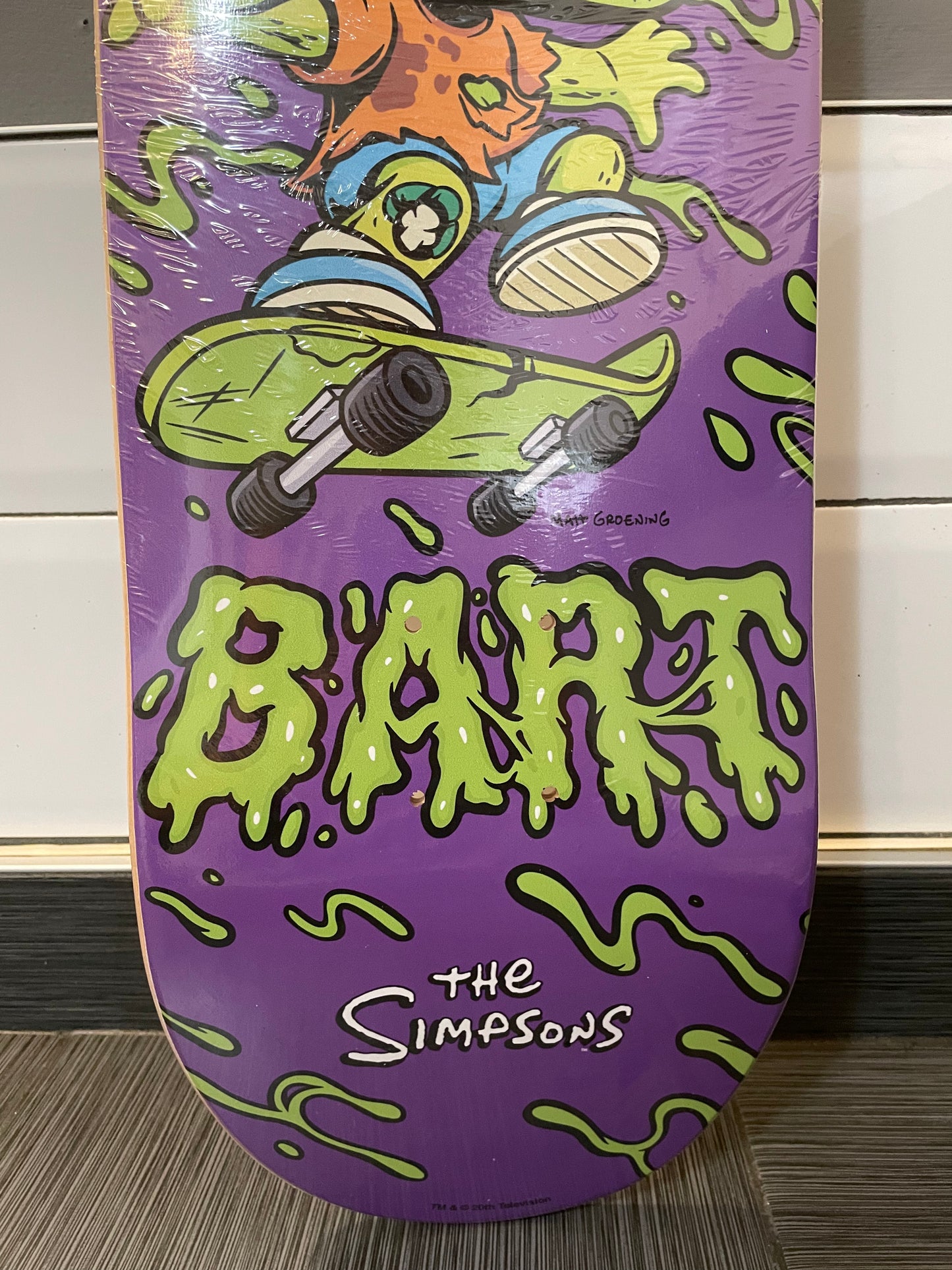 Funko - The Simpsons: Zombie Bart Skateboard Deck NYCC 2021 Limited Edition