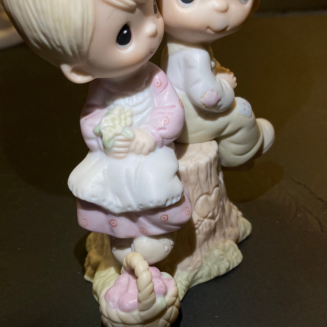 1978 PRECIOUS MOMENTS Love One Another ORIGINAL 21 JONATHAN & DAVID ENESCO EUC Box