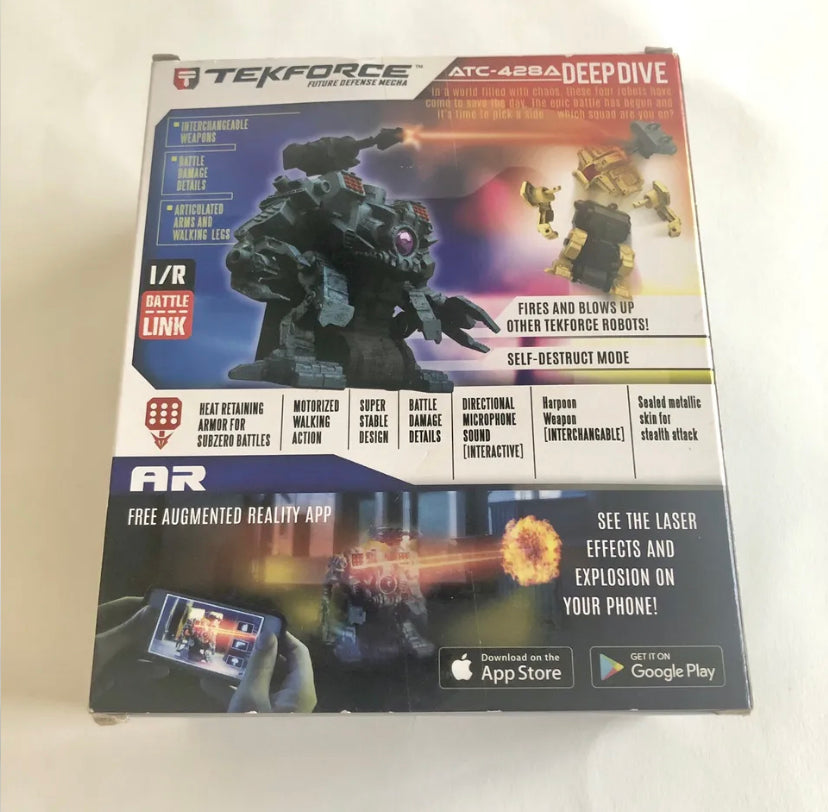 Tekforce Deep Dive Robot ATC-428A I/R Battle Link Augmented Reality Mecha New