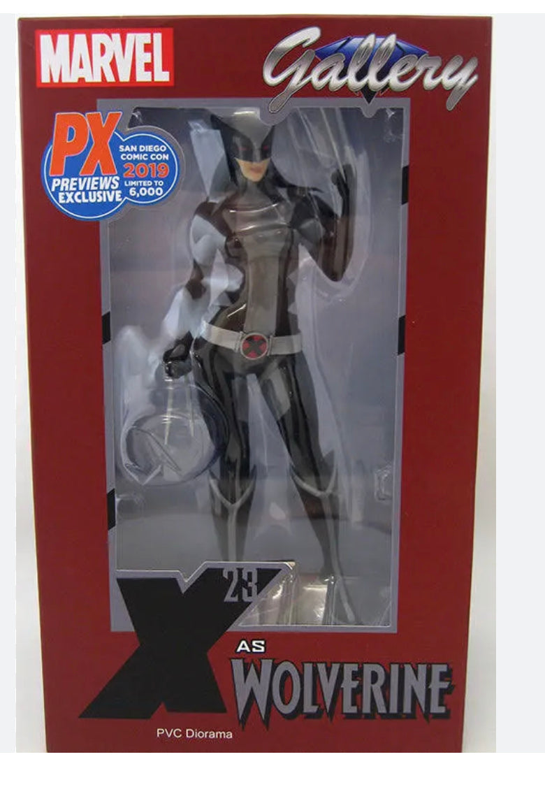 Diamond Select Toys Marvel Gallery Wolverine / X-23 (X-Force) SDCC 2019 San Diego Comic Con Exclusive PVC Figure Statue Limited Edition 1/6000