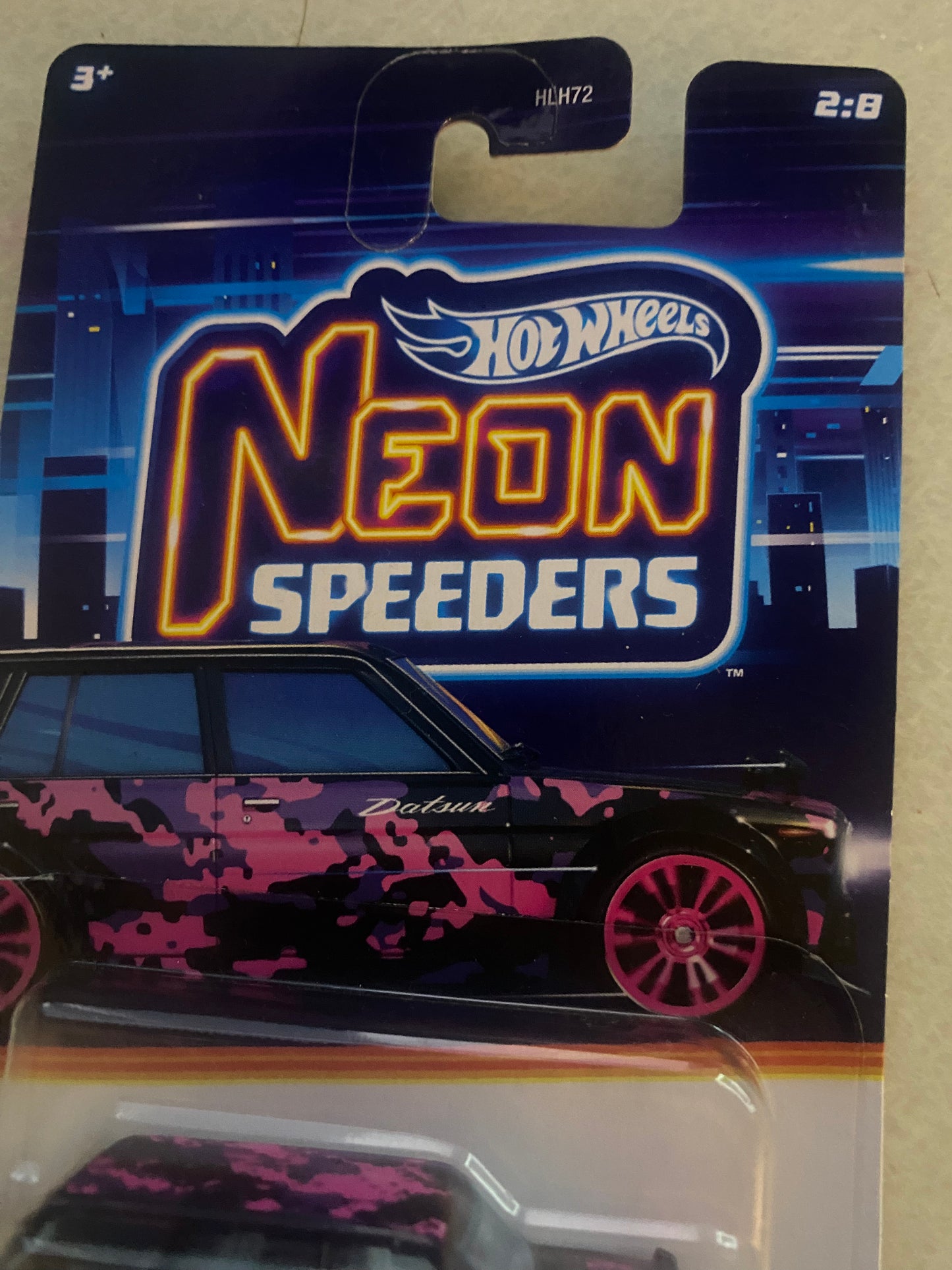 2024 Hot Wheels Neon Speeders 'Datsun 510 Wagon #2/8 - READY STOCK