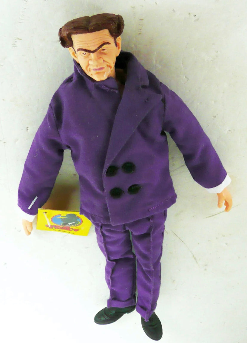 New!! VINTAGE WALT DISNEY DICK TRACY FIGURE FLAT TOP GANGSTER FIGURE DOLL 9''T APPLAUS