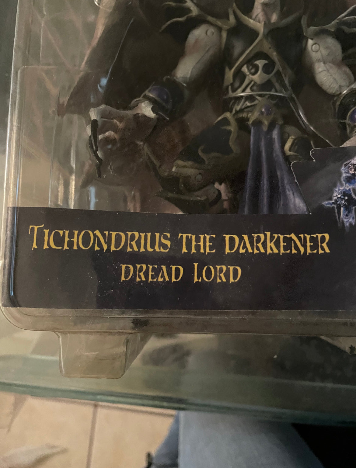 2003 World of Warcraft Tichondrius the Darkener Dread Lord Toycom Blizzard Figure