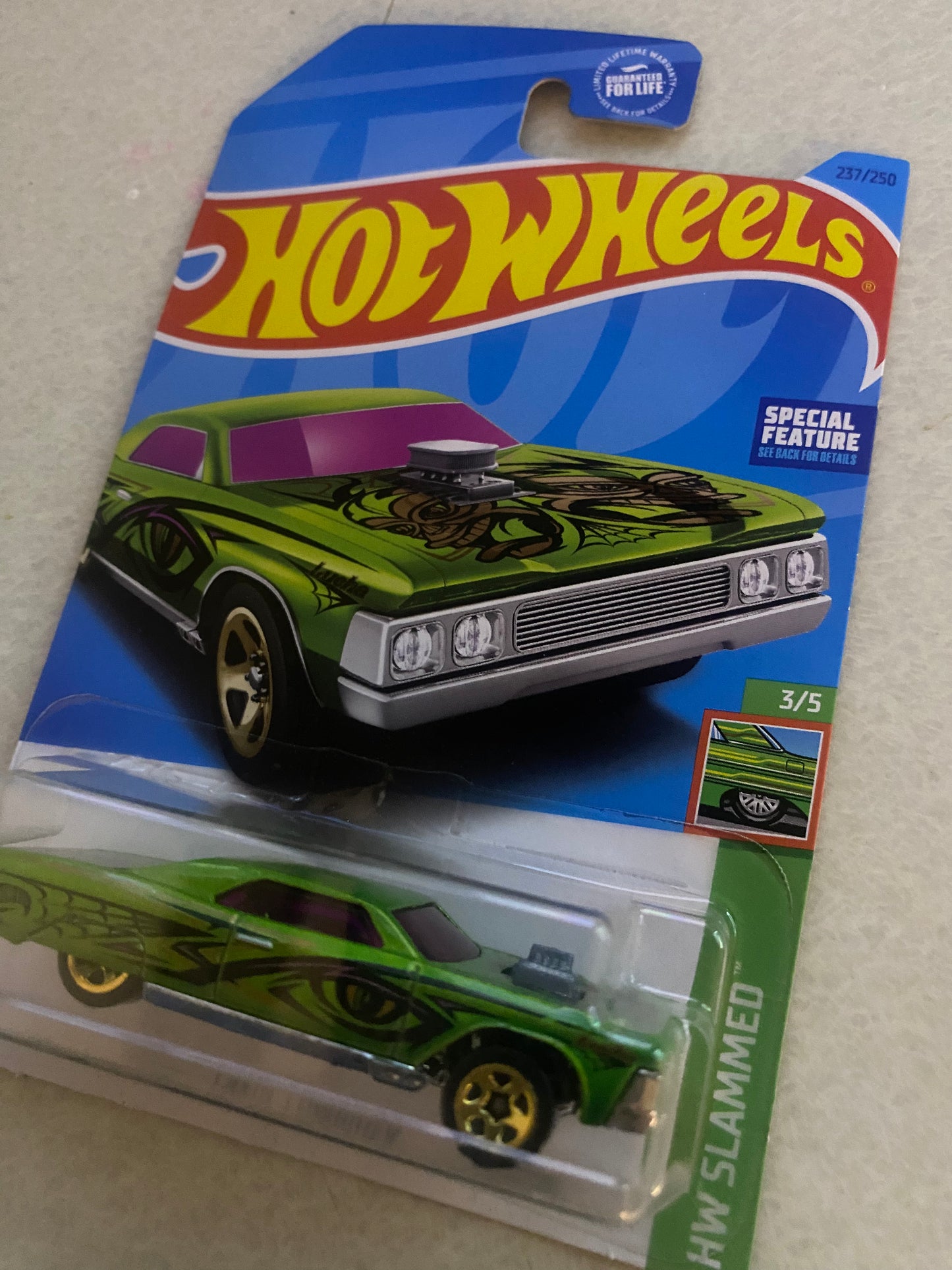 2023 HOT WHEELS * Q CASE * LAYIN’ LOWRIDER GREEN HW SLAMMED 3/5 COMBINED SHIP