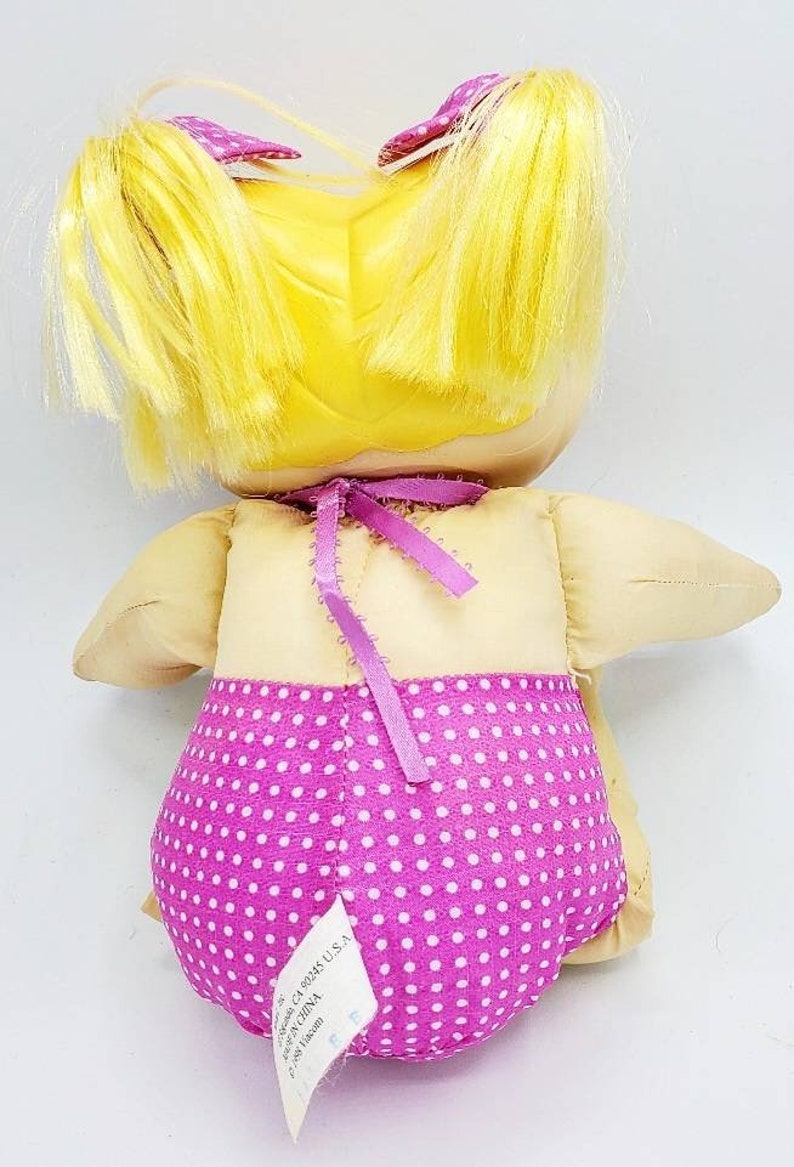 Rugrats Angelica Plush, Vintage Angelica Plush, Rugrats Plush, Viacom Angelica Plush, Vintage Rugrats Plush, Swimsuit Angelica Plush