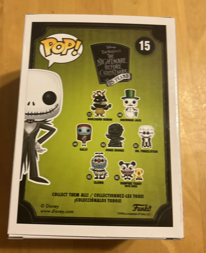 New!! Pop Disney Jack Skellington #15 Hot Topic Exclusive Diamond Collection