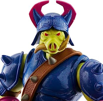 Masters of the Universe Masterverse Action Figure, Pig-Head Toy Collectible with Articulation & Accessories, 7 Inch