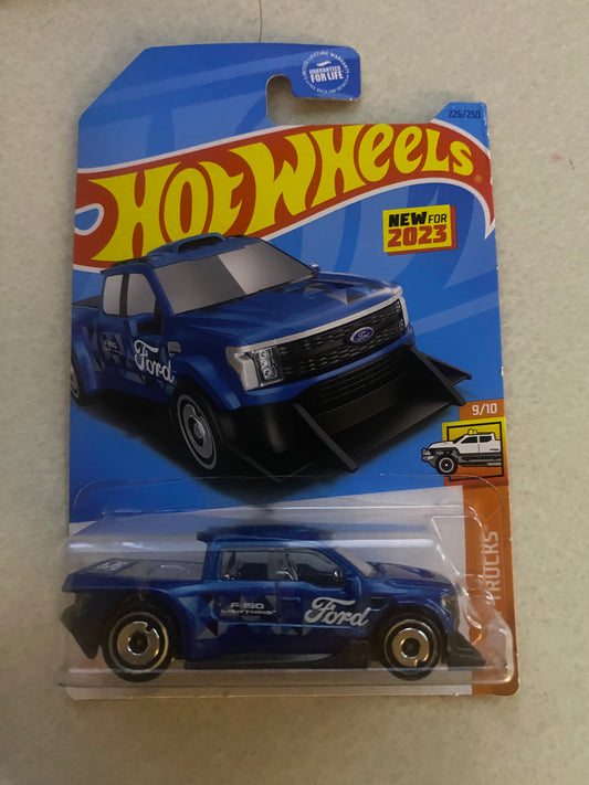 Hot Wheels 2023 226/250 - Ford F-150 Lightning Custom - Blue