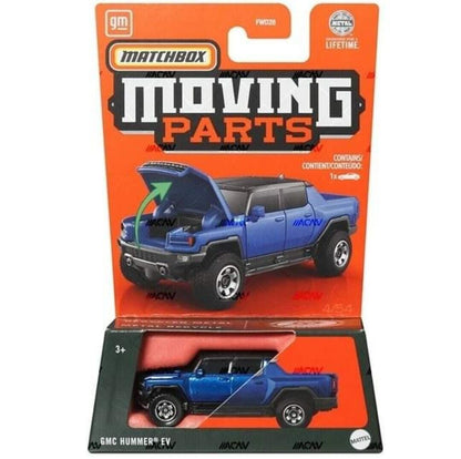 2023 Matchbox Moving Parts 2023 GMC Hummer EV Blue Metal