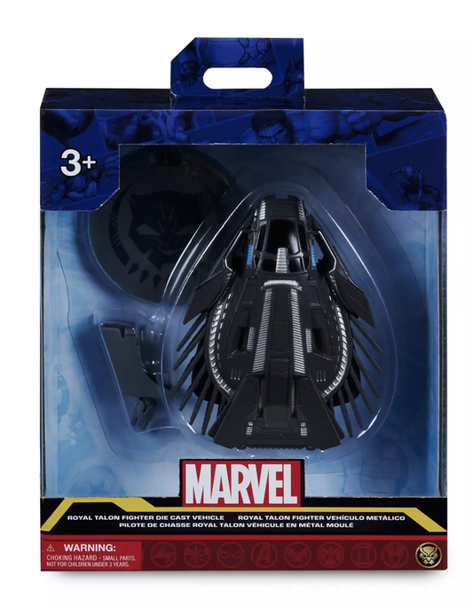 Disney Store Marvel Black Panther Royal Talon Fighter Die-Cast Vehicle