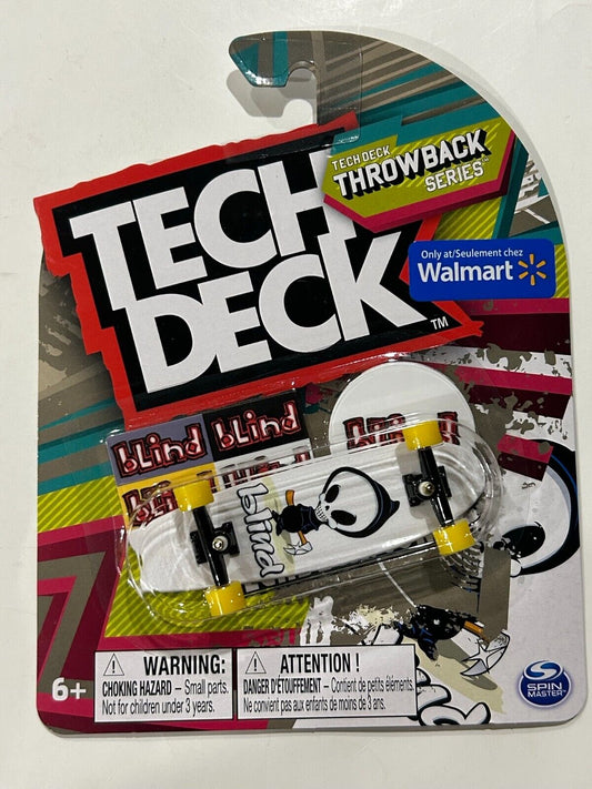 New! Tech Deck Blind Reaper White Walmart Throwback Series Fingerboard Skateboard N