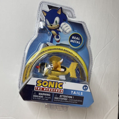 Sega Sonic The Hedgehog Yellow Tails Collectible Diecast Real Metal