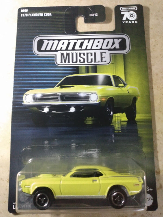 2023 Matchbox Muscle Series #06 1970 Plymouth Cuda