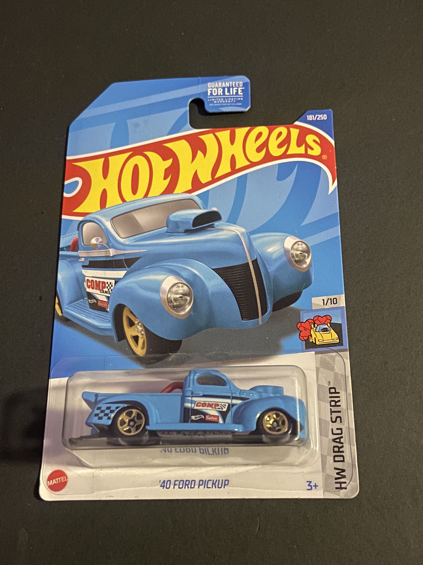 HOT WHEELS HW DRAG STRIP 1/10 40' FORD PICK UP BLUE