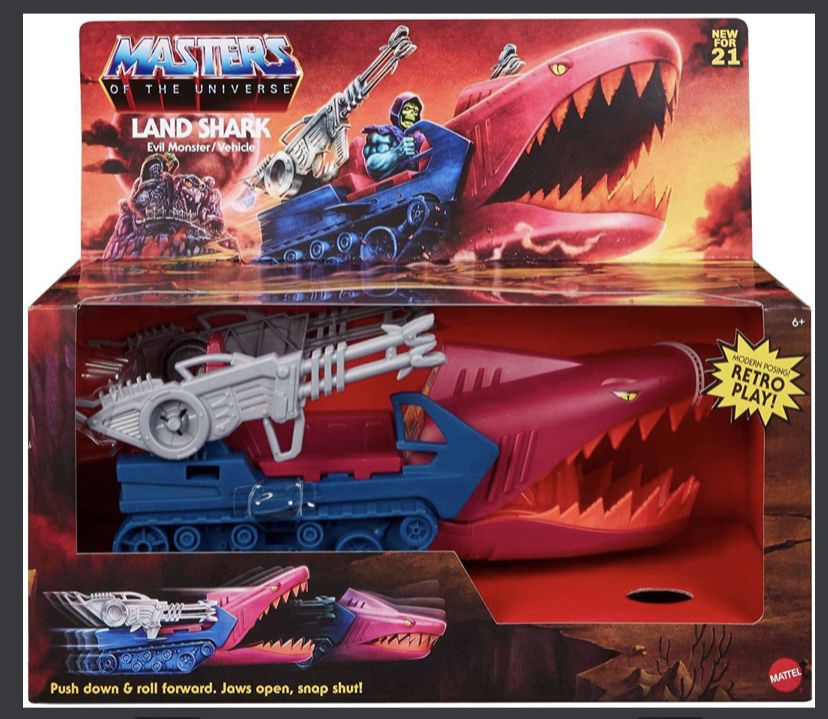 New!! Gift Ideas!! Masters of the Universe Origins Land Shark (Evil Monster) 5.5-Inch Vehicle [Fits Origins Action Figures]