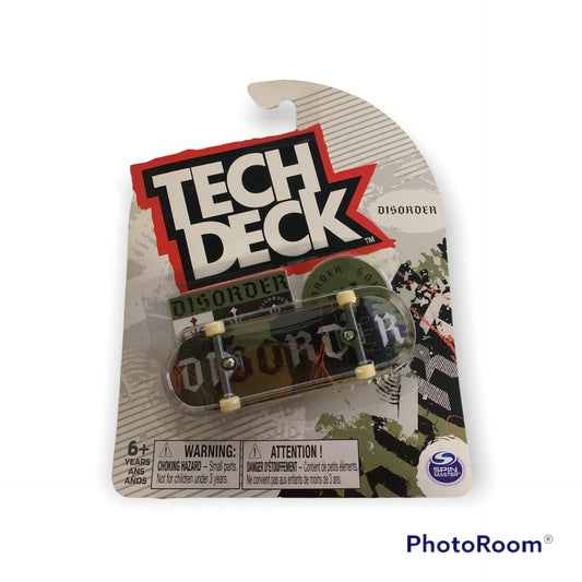 New! Tech Deck Disorder Fingerboard -ultra Rare- Military Green And Black