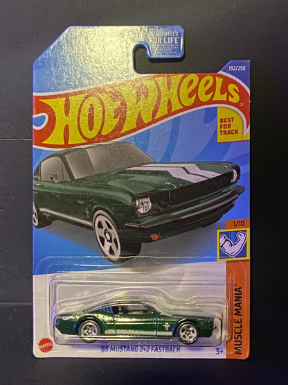 Hot Wheels 65 Mustang 2+2 Fastback MuscleMania 1/10