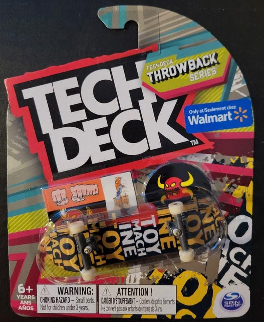 Tech Deck Throwback Series Toy Machine Rare Walmart Excl Fingerboard Fast Ship