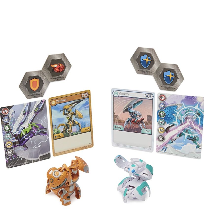 Bakugan Baku-Tin, Premium Collector's Storage Tin with 2 Mystery (Style May Vary), Kids Toys for Boys Aged 6 and up