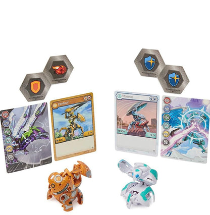 Bakugan Baku-Tin, Premium Collector's Storage Tin with 2 Mystery (Style May Vary), Kids Toys for Boys Aged 6 and up