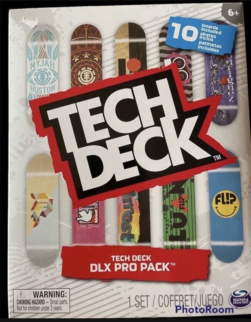 New!! Tech Deck DLX Pro Pack - 10 Boards - Brand New