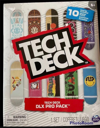 New!! Tech Deck DLX Pro Pack - 10 Boards - Brand New