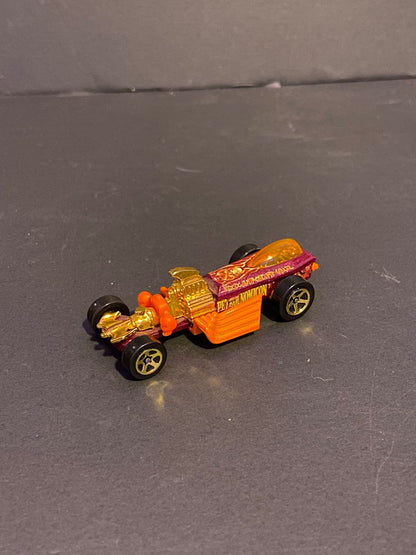 Collectible Item! 1994 HOT WHEELS ORANGE & PURPLE PETROLNOMICON RACE CAR