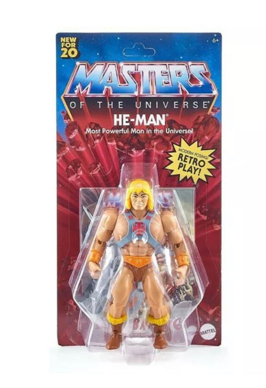 New!! Master of Universe he-man retro play mattel with comic book