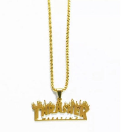 Gold  color/ Finish Thrasher Chain!! High Quality!! Makes perfect Gift!!