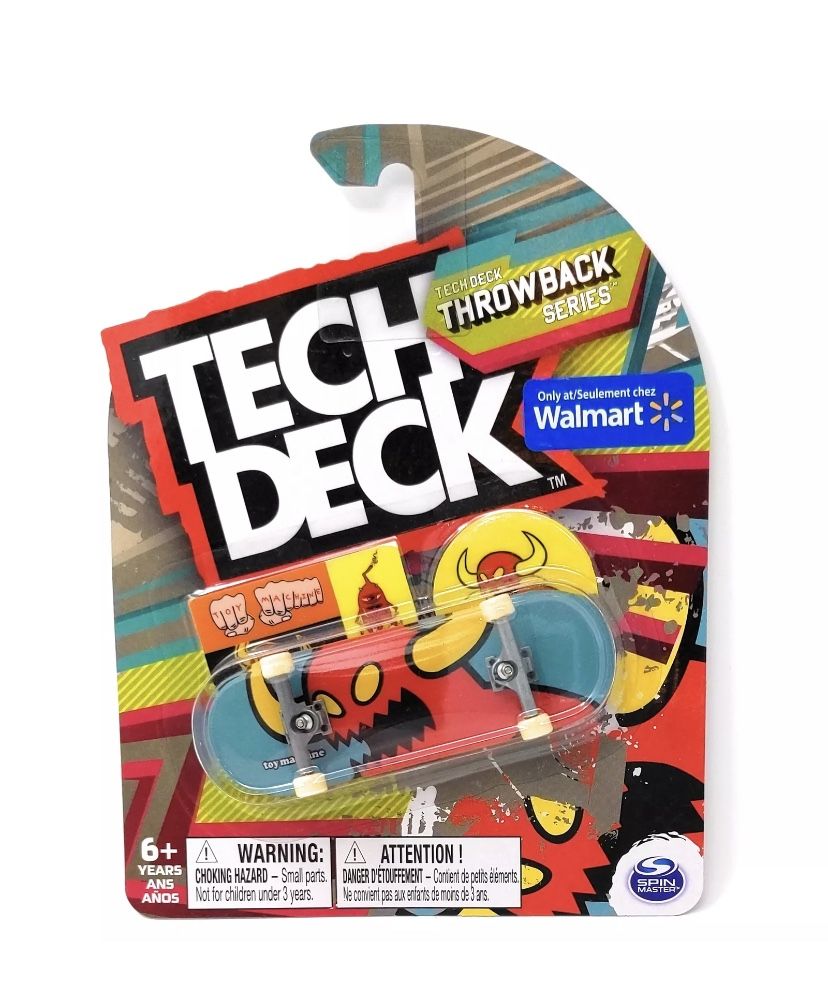 New!! Tech Deck Throwback Series Toy Machine Skateboards Rare Vice Monster Fingerboard