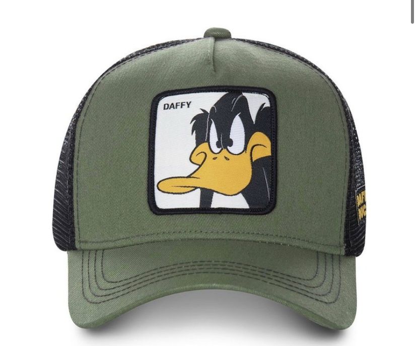 New!! Daffy Duck Green Trucker Hat ADJUSTABLE