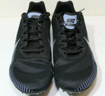 Nike Zoom Rival Black White Purple Track Running Racing Shoes w/ Spikes Men's 8.5