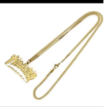 Gold  color/ Finish Thrasher Chain!! High Quality!! Makes perfect Gift!!