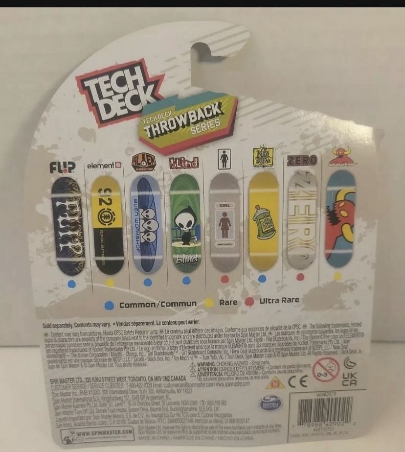 021 Tech Deck Throwback Series ELEMENT - RARE - Fingerboard - Walmart Exclusive