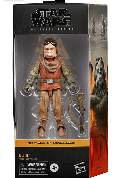 New!! Star Wars The Black Series Kuiil Toy 6-Inch Scale The Mandalorian Collectible Action Figure, T