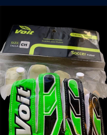 New!! Voit Goalkeeper Gloves Green Or Blue Training Series Soccer Size Small Kids