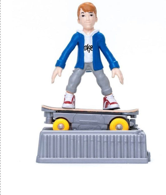 New!! #Boneless Super-Charged Mini Toy Stunt Skateboard with Poseable Skater - Ryan