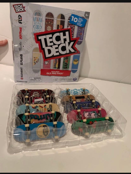 New!! Tech Deck DLX Pro Pack - 10 Boards - Brand New