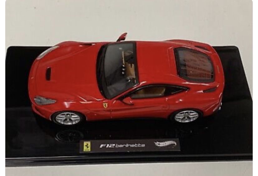 hot wheels elite ferrari f12 berlinetta 1:43