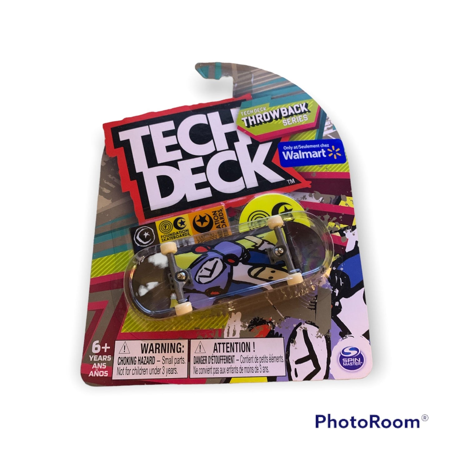 New! Tech Deck Throwback Walmart Series Foundation Skateboards Fingerboard-rare-